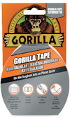 Förpackning med Gorilla Tape, kristallklar. Text: "For the Toughest Jobs on Planet Earth".