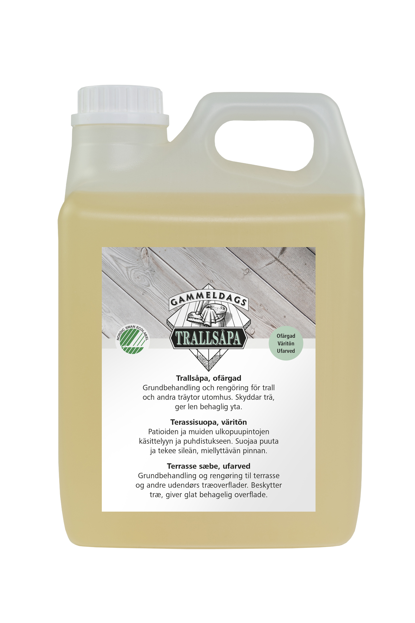 TRALLSÅPA GAMMELDAGS OFÄRGAD 2,5 L - Gammeldags Trallsåpa