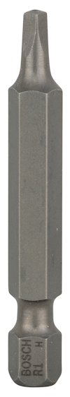 Sexkants-förlängningsbit av metall med "Bosch R1 H" ingraverat.